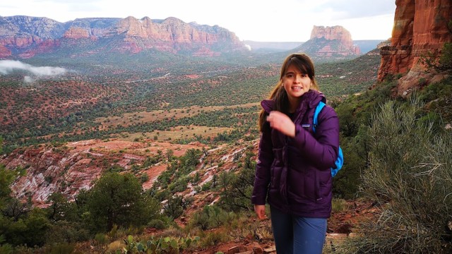 Carol Diaz Servin hiking