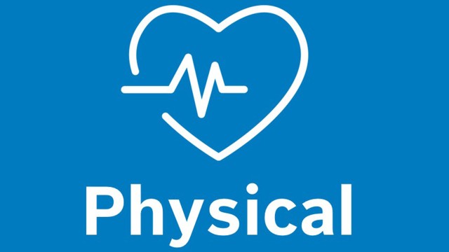 Bosch blue heartrate icon for physical wellbeing