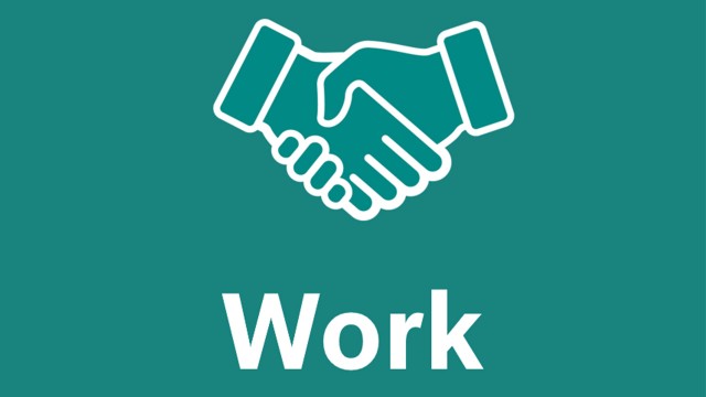 Bosch turquoise handshake icon for work wellbeing