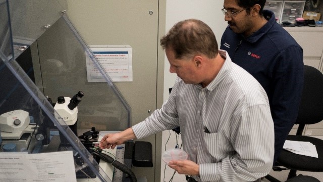 man working in laboratory