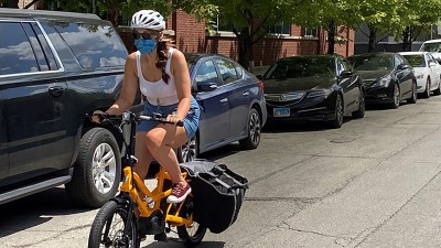 Selection of people using Beth Bond eBikes