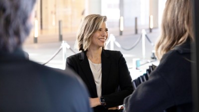 Marina Eichel in a meeting