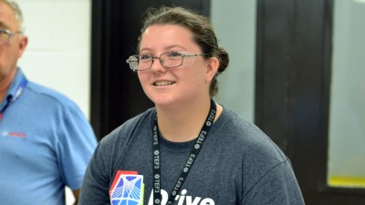 Stephanie Walters is smiling.