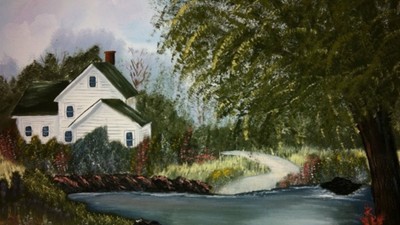 Oil painting by Catherine Norman